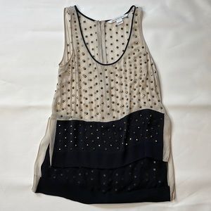 Diane vonFurstenburg sequin top. Used but in great condition.